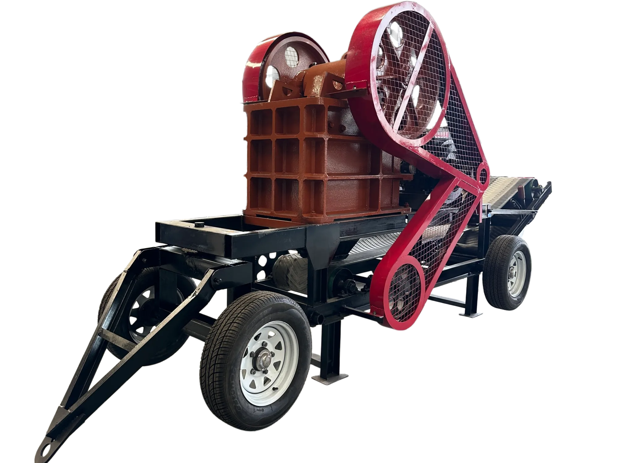 Mobile PE 250*400 jaw crusher